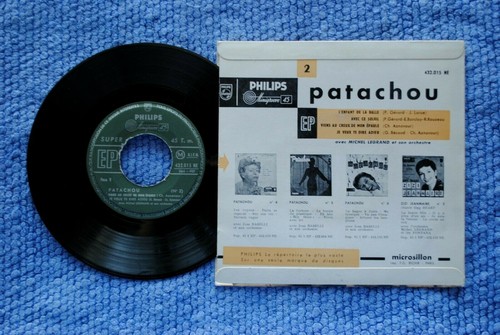 PATACHOU / EP PHILIPS 432.015 NE (Recto 2 - Verso 3 - Label 2) / BIEM 1954 (F) - Picture 2 of 2