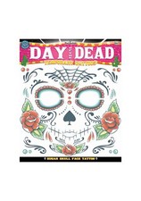 Sugar Skull Face Temporary Tattoo