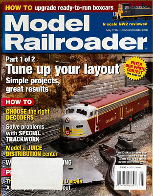 Model Railroader Magazin, 05-2007 USA, Tune Up your Layout