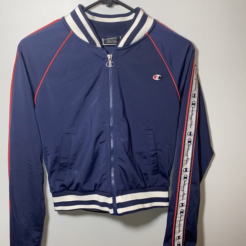 CHAMPION Classic Blue Baseball Satin Jacket Youth Size XS 6-7 ⚾️ Boys Sports - Picture 8 of 8
