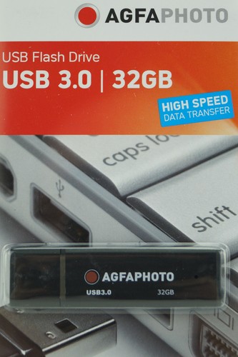 AGFA PHOTO USB 3.0 Stick 32GB High Speed Flash Drive "black" (10570) NEU 003-784 - Bild 2 von 5