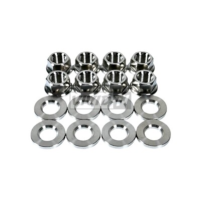 VividTi - Fits Honda DA/DC/EF/EG F&R Upper Strut & Shock Titanium Hardware Kit