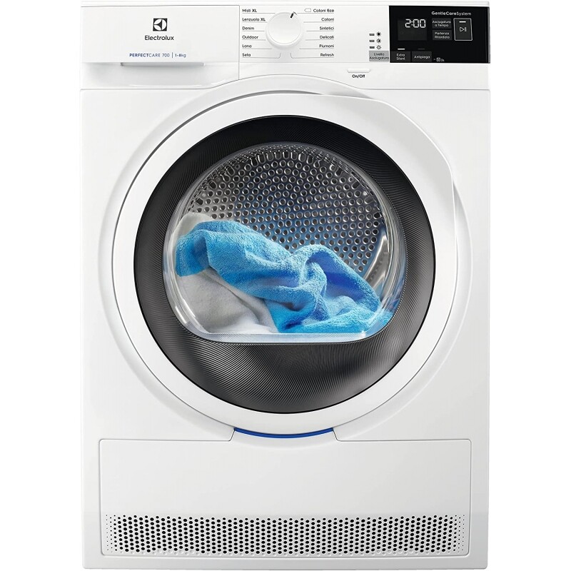 ELECTROLUX EW7HA482 ASCIUGATRICE A POMPA DI CALORE 8 KG INVERTER CLASSE A++