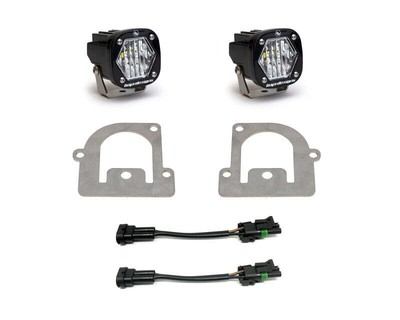Baja Designs Fits 21+ Ford Bronco Sport S1 WC LED Fog Pocket Light Kit - Clear