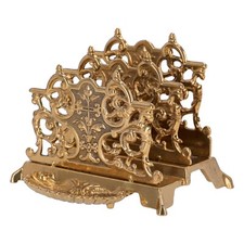 Briefständer Zwischenablage Messing Brüniert Stil Barocco Zum Schreibtisch Büro