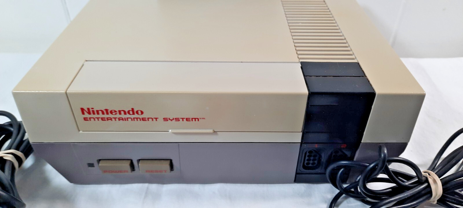 Nintendo Entertainment System Bundle w/  Cords Controller Mario/Duck/Track Meet