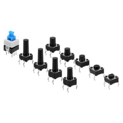 Type 6*6 Light Micro Touch Switch Push Button Switch Kit Assortment Set