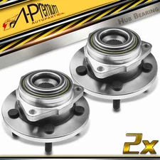A-Premium 2x Front Wheel Hub & Bearing Assy for Dodge Dakota 05-10 Mitsubishi