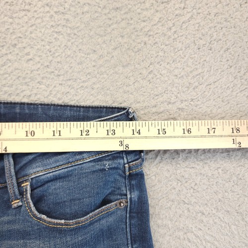 Abercrombie & Fitch Jeans Womens Sz 4 Blue Harper Ankle Distressed Casual Denim - Picture 12 of 17