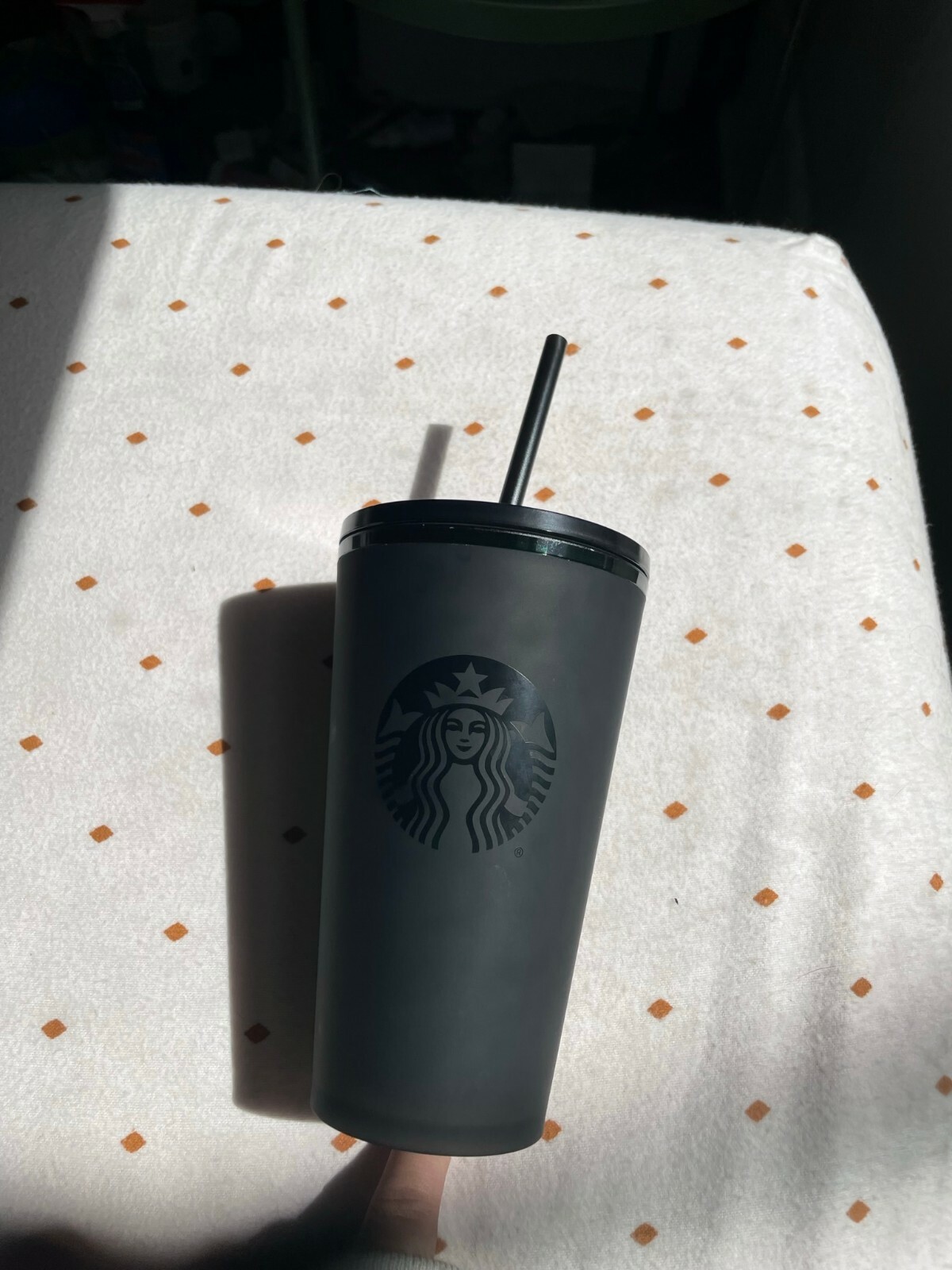 matte black louis vuitton starbucks cup