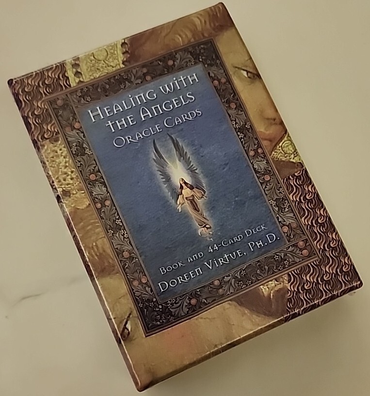 rare oracle cards Healing With the Angels 44 Oracle Cards and Guidebook by Doreen Virtue OOP Complete Set — With Good Intentions