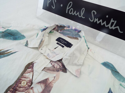 PAUL SMITH Mens Shirt   Size S (CHEST 40'')   RRP £95+  FLORAL BOTANICAL PRINT