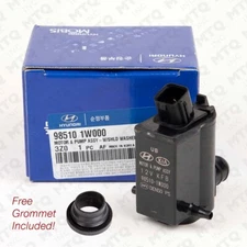 98510-1W000 Genuine Windshield Washer Pump Motor compatible with Hyundai Kia