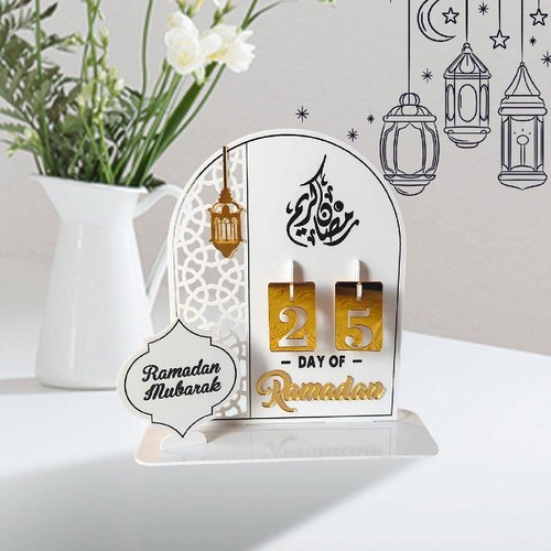 Ramadan Advent Countdown Calendar Acrylic Ramadan Festival Countdown Display - Picture 17 of 22