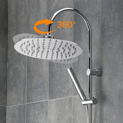 Duschkopf Edelstahl Kopfbrause Regendusche Regenbrause Brausekopf Duscharm V304+ - Bild 22 von 40