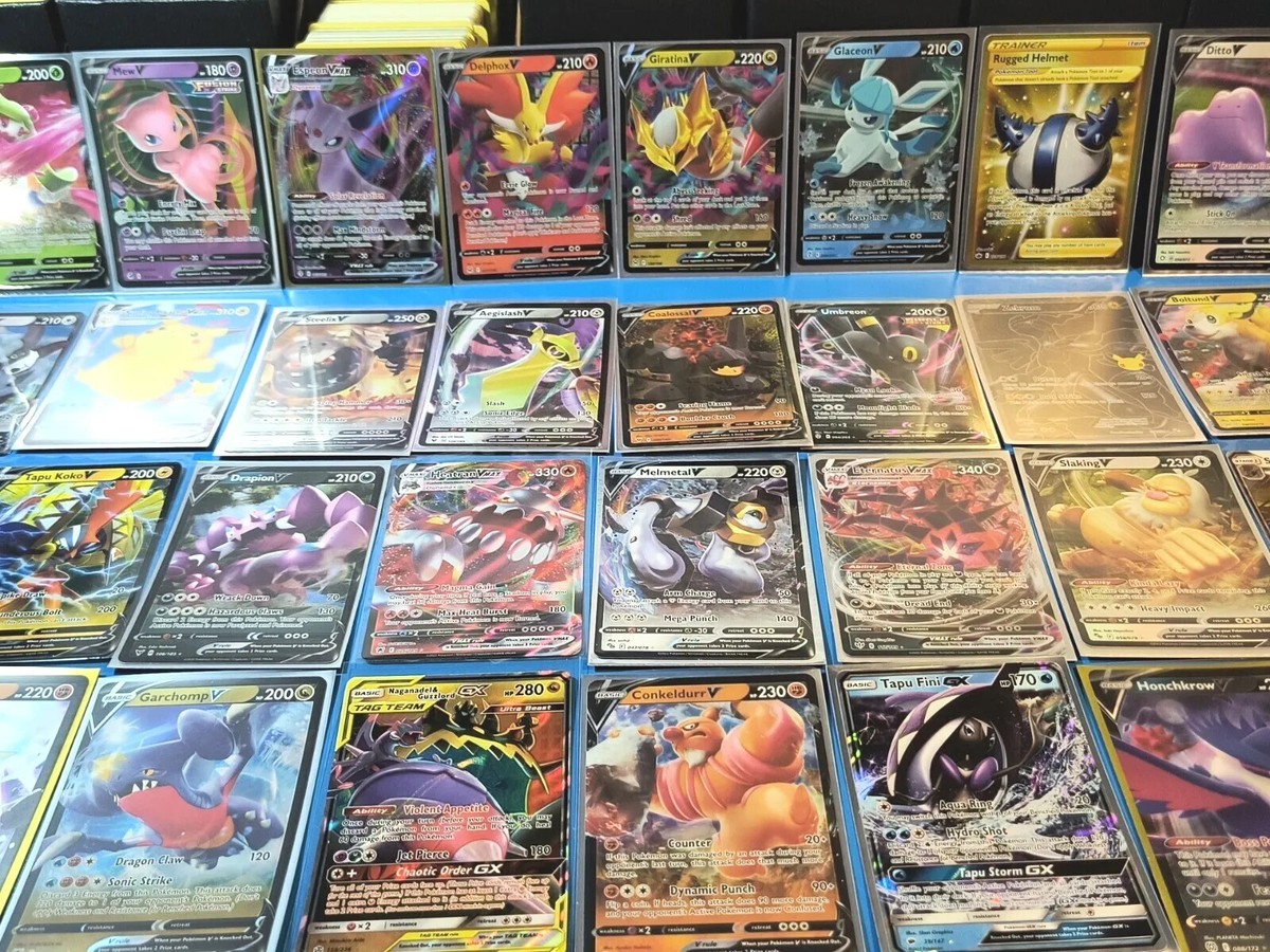 Pokemon Card Collection LOT Gift TCG - 500 Cards + 10 Ultra Pokemon Card Collection LOT Gift TCG - 500 Cards + 10 Ultra