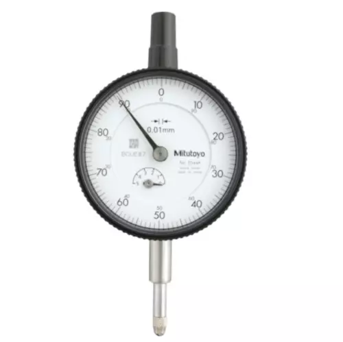 Mitutoyo Dial Indicator 2046AB-60 Waterproof Flat Back 0.01mm Graduation 0～10mm