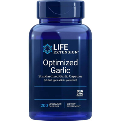 Life Extension, Optimized Garlic, 200 Veg. Kapseln - Blitzversand