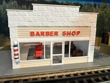 O Scale Barber Shop Building Kit w/Interior