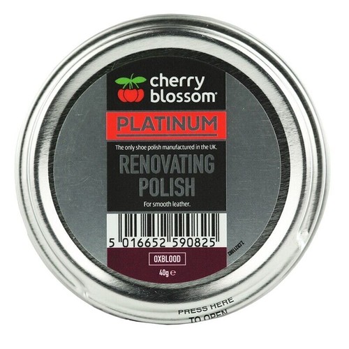 Cherry Blossom Premium Renovating Shoe Polish 40ml Smooth Leather Boot Polish - Picture 7 of 9