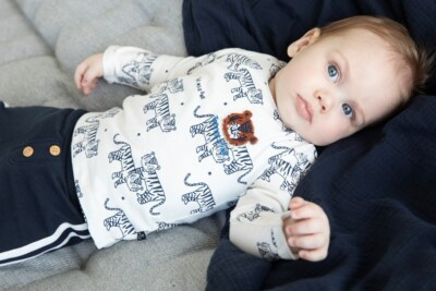 Feetje Shirt Smile & Roar Gr.  56  Neu organic cotton