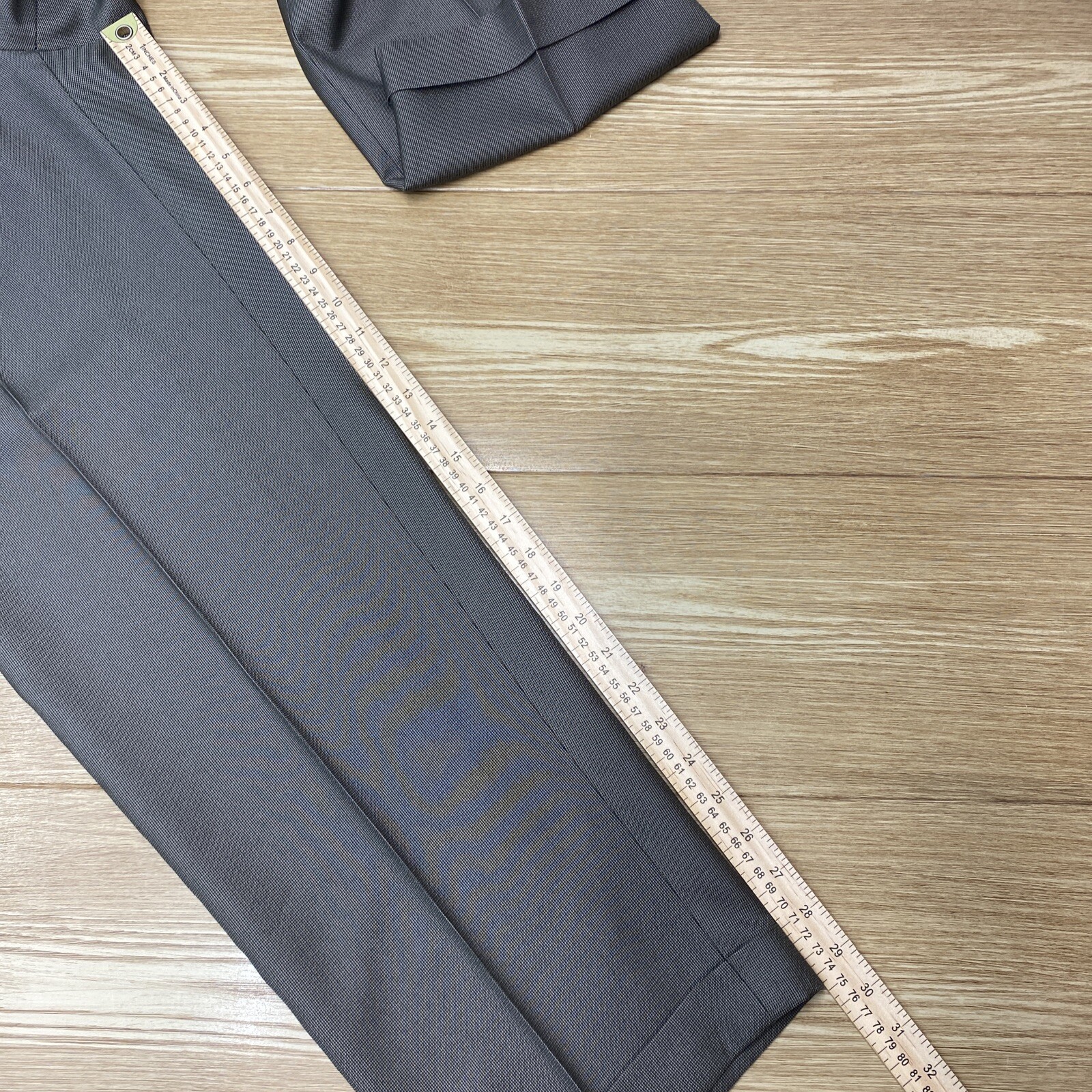 Pantalon De Vestir Plisados ​​Dobladillo Para Hombre Lauren Ralph Lauren 38X29