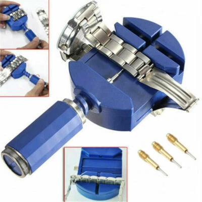 Stiftaustreiber Uhrenwerkzeug Uhrmacherwerkzeug Armbandkürzer + 3 Ersat - Bild 1 von 4