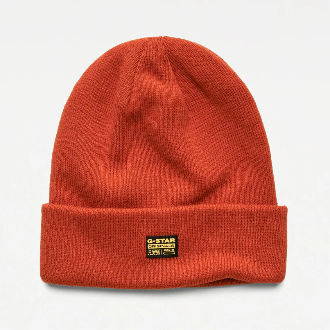 G Star Raw Effo Beanie Long Cinnamon Orange Knitted Extra