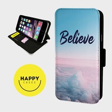 SERENO 'BELIEVE' MOTIVAZIONALE - Custodia telefono flip ecopelle - iPhone/Samsung