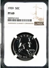 1959 50¢ Franklin Half Dollar - NGC PF 69 - No Spots or Hazing - Perfection