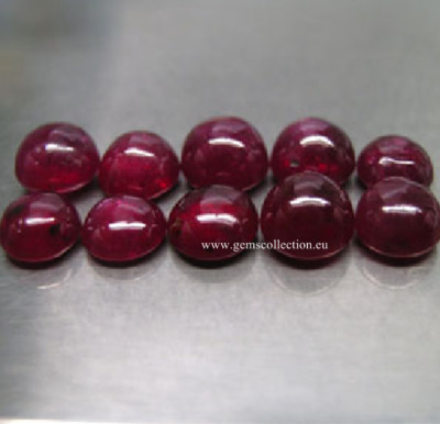 AAA NATÜRLICHER RUBIN - NATURAL RUBY CT 20.53 SI TOP BLOOD RED COLOR CABOCHON CUT