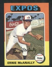 1975 Topps #318 Ernie McAnally NM/NM+ Expos 67661 