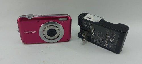 Fujifilm Finepix JV100 12.0MP Digital Camera - Rare Red Battery Charging - Picture 21 of 21