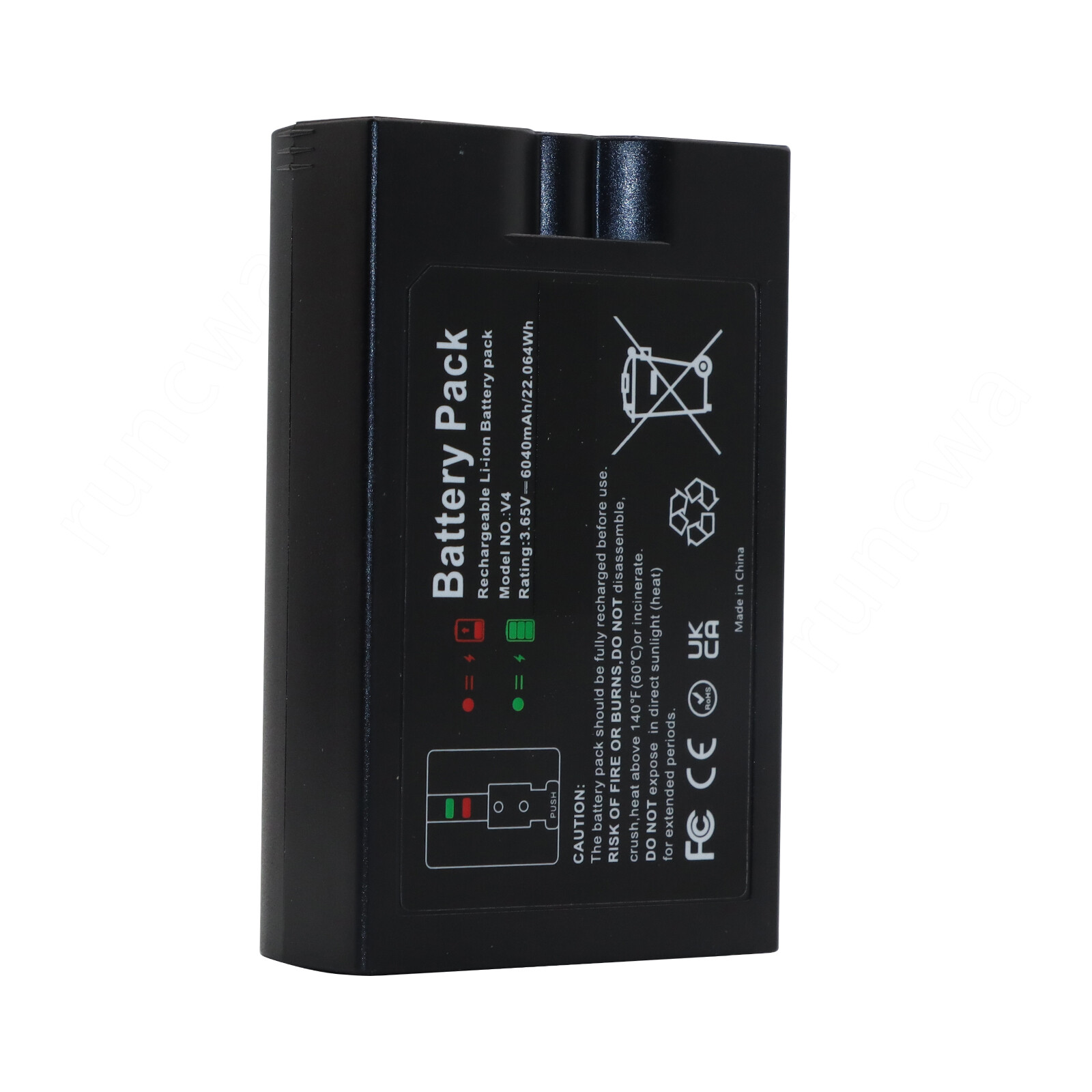 Rechargeable V4 5AT3S3 5F53E9 Battery Pack For Ring Video Door Bell 2, 3, 4