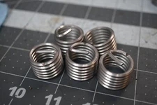 Lot of 5 Pcs 3/4"-10 x 3/4" Steel Helicoil Inserts Thread Repair