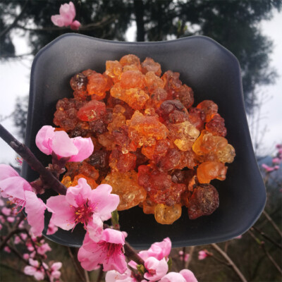 Peach Resin Gum Jelly Natural Edible Skin Health Premium Wild Nourishing