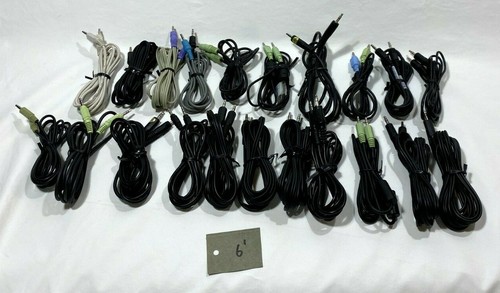 (TESTED) 6FT 3.5mm AUX AUXILIARY CORD Male to Male Stereo Audio Cable for PC/MP3 - Picture 4 of 4