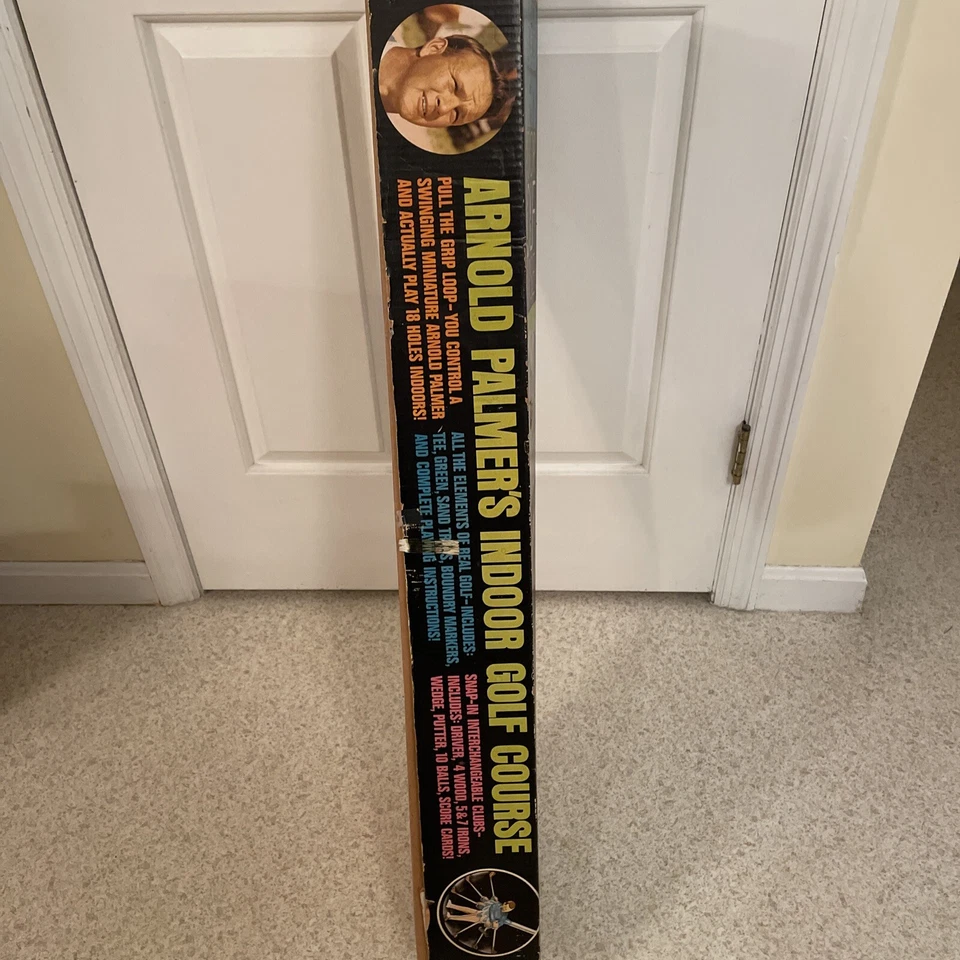 Vintage 1968 Arnold Palmer's Indoor Golf Course Game MARX 5280 Large - Image 2 of 4