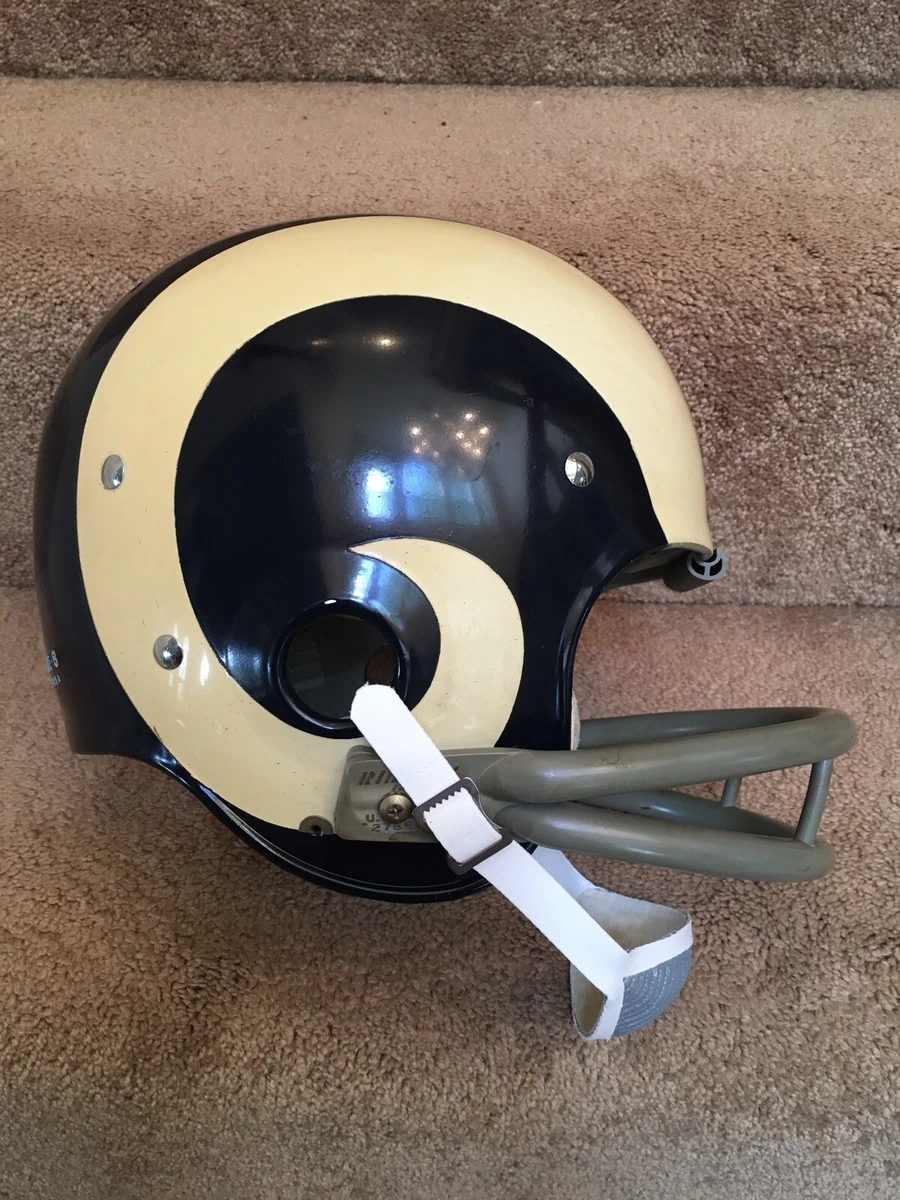 Los Angeles Rams Riddell TK2 Football Helmet 1970 Painted Horns