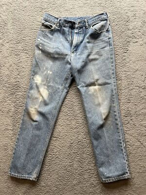 Lee Men's Straight Fit Blue Jeans Size 34x30