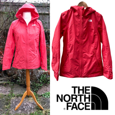 The North Face Women's Nevero Waterproof Jacket CORAL Size MED, VGC - RRP £125