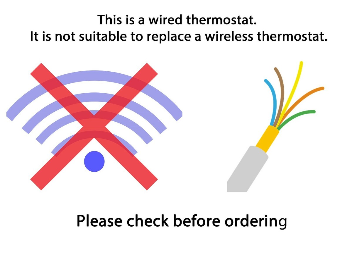 Siemens RDH100 Digital Wired Thermostat UK