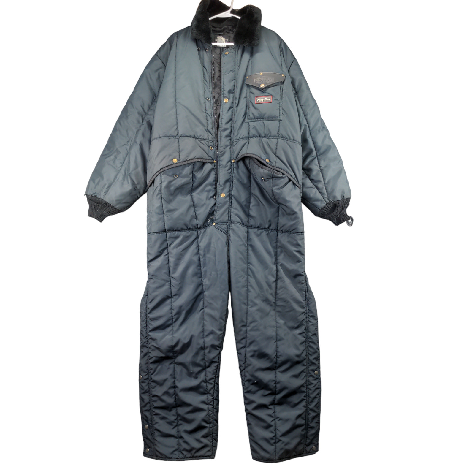 Refrigiwear Men's Coveralls Snow Suit Gray XL Act… - image 1