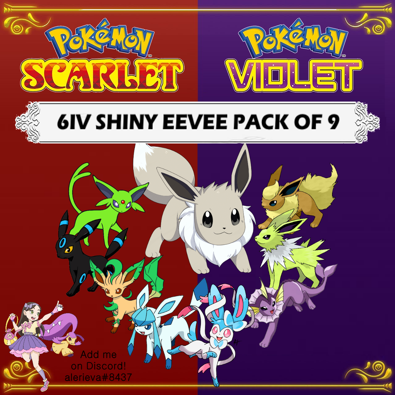 Shiny Eevee - Pokemon Scarlet and Violet 