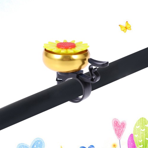 LOT DE 3 jolies sonnettes de vélo pour enfants, son clair fort, style
