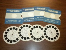 4 reels HOPALONG CASSIDY CISCO KID GENE AUTRY ROY ROGERS western Viewmaster LOT