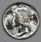 1940 Mercury Dime - Gem Unc. FB