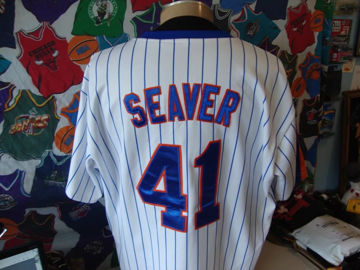 New York Mets Tom Seaver Throwback Jersey XL