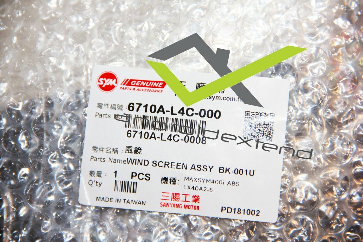 SYM MAXSYM 400i WINDSCREEN 6710A-L4C-000 | eBay