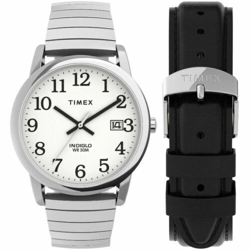 Timex TWG025400 Easy Reader Men s Expansion Leather Straps